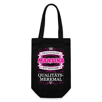 Quality feature Martina simply first-class - Gift Bag for Bottles - black - Front