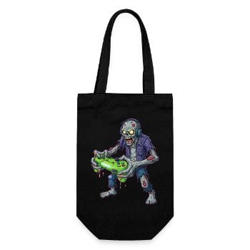 Zombie Zocker Power Retro Gamer - Sac à bouteille - noir - Devant