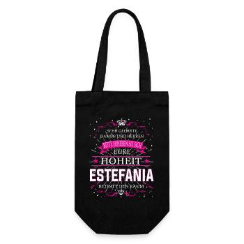 Votre Altesse Estefania entre dans la pièce - Sac à bouteille - noir - Devant
