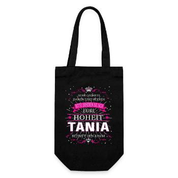 Votre Altesse Tania entre dans la pièce - Sac à bouteille - noir - Devant