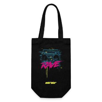RAVE DAnce harder - Gift Bag for Bottles - black - Front