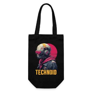 Casque Néon Technoïde - Sac à bouteille - noir - Devant