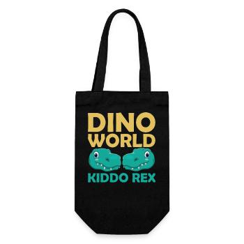 Dino World Kiddo Rex - Gift Bag for Bottles - black - Front