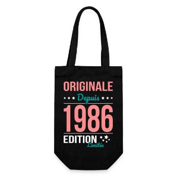 Originale depuis 1986 – Anniversaire 40 ans - Sac à bouteille - noir - Devant
