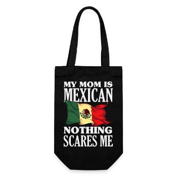 Mexiko Stolz & Heimat Mexikaner Mexico Flagge - Geschenkbeutel für Flaschen - Schwarz - Vorne