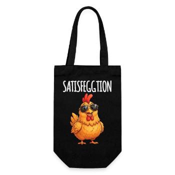 Poulet de la Satisfaction - Sac à bouteille - noir - Devant