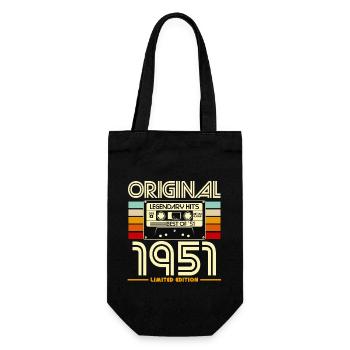 Originale limitierte Kassette von 1951 - Geschenkbeutel für Flaschen - Schwarz - Vorne