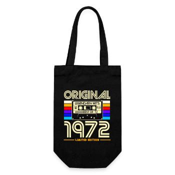 1972 Limited Edition Cassette - Gift Bag for Bottles - black - Front