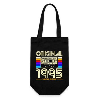 Originale limitierte Kassette von 1995 - Geschenkbeutel für Flaschen - Schwarz - Vorne