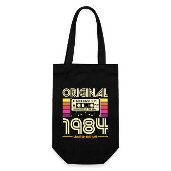 Original 1994 Cassette Retro - Gift Bag for Bottles - black - Front