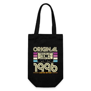 Original 1996 Cassette Retro - Gift Bag for Bottles - black - Front