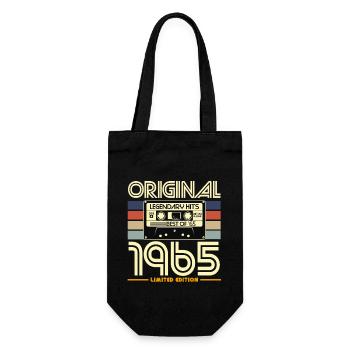 Originale Kassette der Vintage-Edition von 1965 - Geschenkbeutel für Flaschen - Schwarz - Vorne