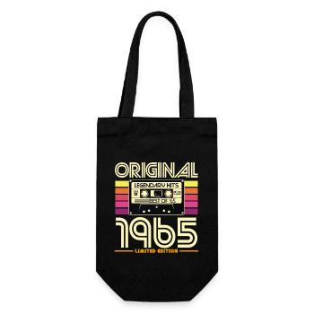 1965 Vintage Heritage Cassette - Gift Bag for Bottles - black - Front