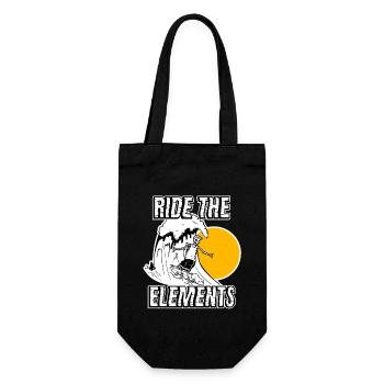 Squelette du Wave Rider - Sac à bouteille - noir - Devant