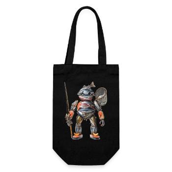 Fishbuilt Mechanobot - Gift Bag for Bottles - black - Front