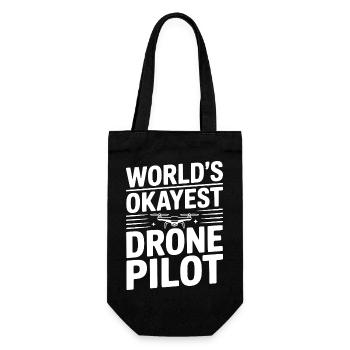Le pilote de drone le plus correct du monde - Sac à bouteille - noir - Devant