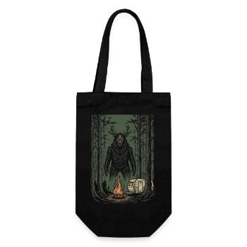 Randonnée - Aventure en plein air - Vous n’êtes pas seul - Sac à bouteille - noir - Devant