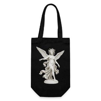 Winged Medusa goddess - Gift Bag for Bottles - black - Front
