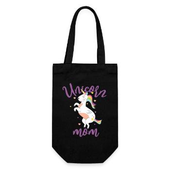 Unicorn Mother - Les mères sont des licornes spéciales - Sac à bouteille - noir - Devant