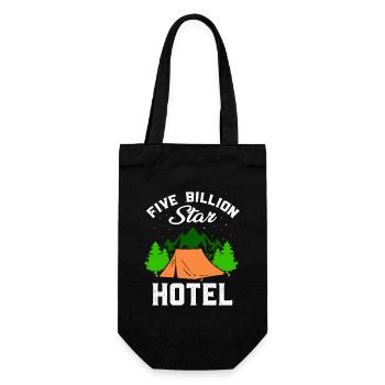 Camping Camping Campen Zelten Cadeau - Sac à bouteille - noir - Devant