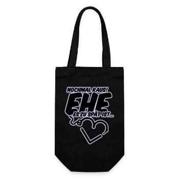 bachelor party wedding shower wedding - Gift Bag for Bottles - black - Front