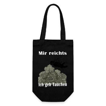 Plongée, plongeur, plongée - Sac à bouteille - noir - Devant