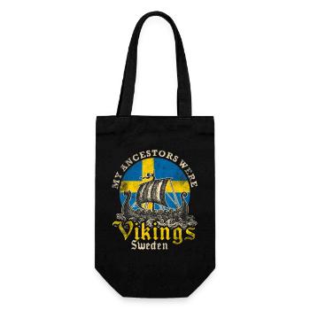 Mes ancêtres étaient des Vikings Suède Design - Sac à bouteille - noir - Devant