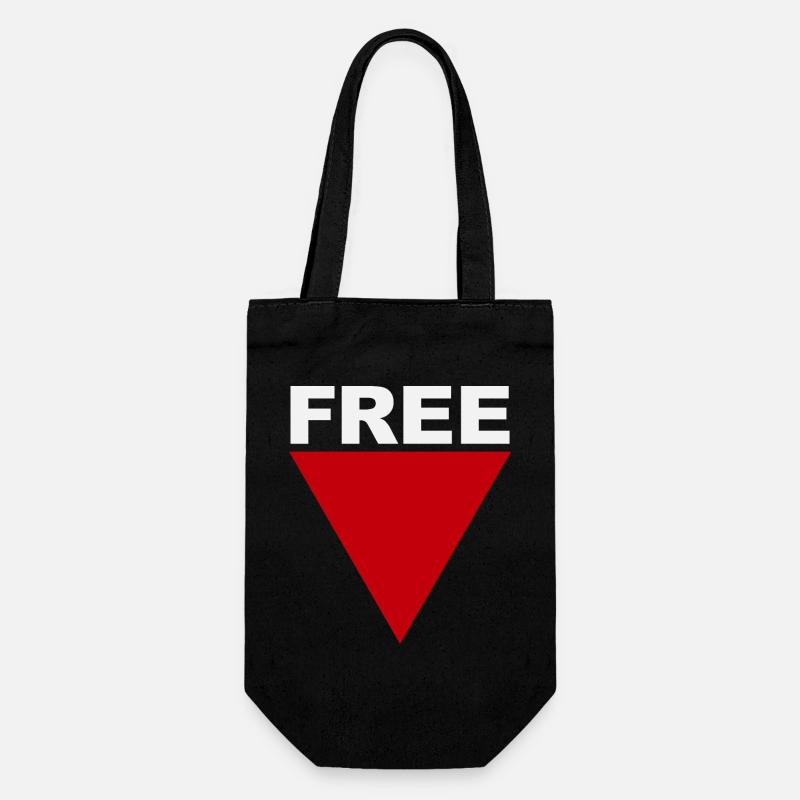 Triangle en Grassos en chute libre - Sac à bouteille - noir