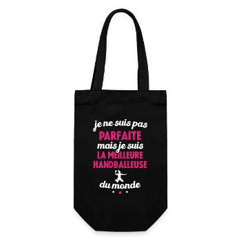 Je suis la meilleure handballeuse du monde - Sac à bouteille - noir - Devant