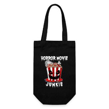 Film d’horreur Popcorn Film d’horreur Cinéma Soirée cinéma - Sac à bouteille - noir - Devant