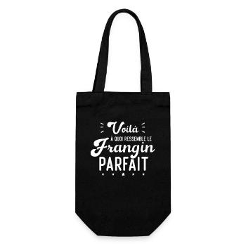 Voilà À Quoi Ressemble Le Frangin Parfait - Sac à bouteille - noir - Devant