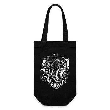 Armoiries de l’équipe Lion Shield Club Roar Lion Icon - Sac à bouteille - noir - Devant