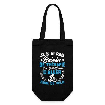 J'ai juste besoin d'aller faire du vélo - Sac à bouteille - noir - Devant