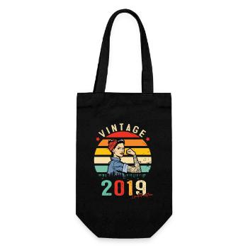 2019 Vintage Édition limitée Cadeau Femmes - Sac à bouteille - noir - Devant