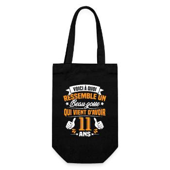 Cadeau D'anniversaire Millésime Fabriqué En 1948 - Sac à bouteille - noir - Devant