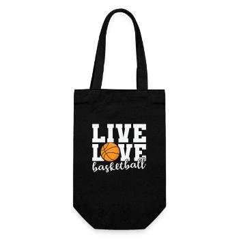 Live Love Basketball Ball Sports Amérique États-Unis - Sac à bouteille - noir - Devant