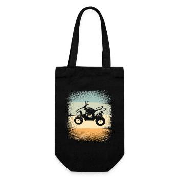 Quad ATV Offroad Quad Riders - Gift Bag for Bottles - black - Front