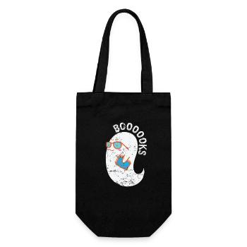 Boooooook's Ghosts to Halloween Custom - Gift Bag for Bottles - black - Front