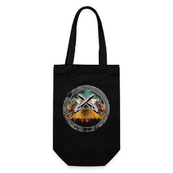 Tronçonneuse bûcheron - Sac à bouteille - noir - Devant