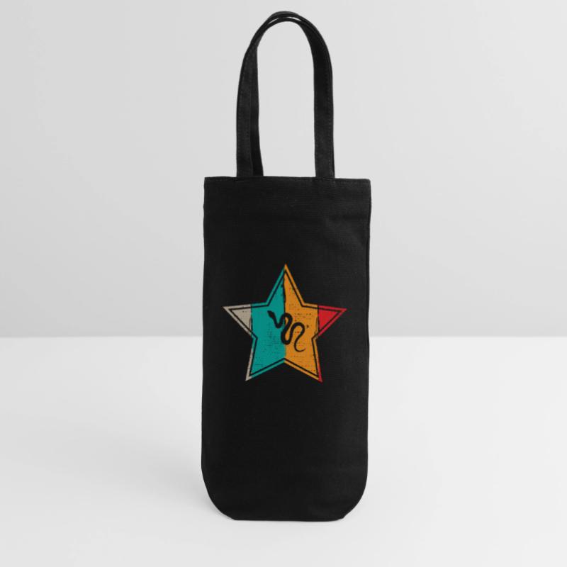 Snake Retro Reptile Python Gift idea Gift Bag for Bottles