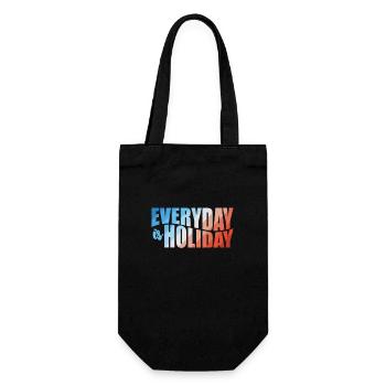 Tous les jours est Vacances Vacances Loisirs Vacances - Sac à bouteille - noir - Devant