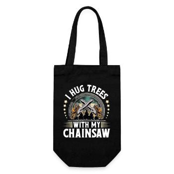 Lumberjack - Gift Bag for Bottles - black - Front