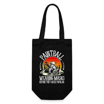 Paintball - Gift Bag for Bottles - black - Front