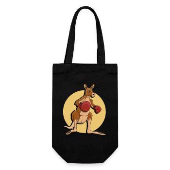 Kangaroo boxer - Gift Bag for Bottles - black - Front