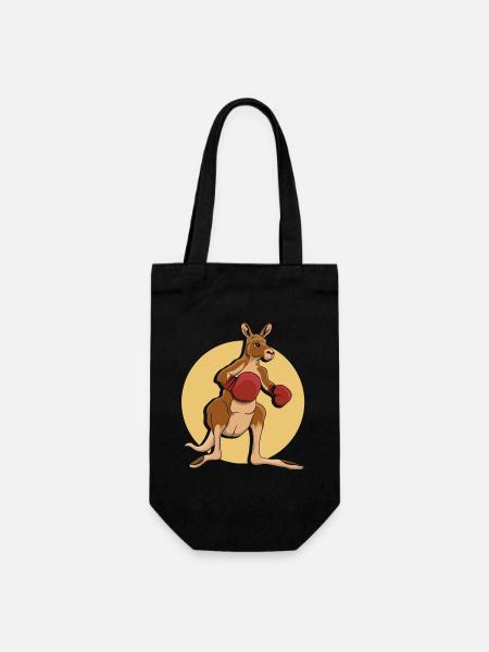 Kangaroo boxer - Gift Bag for Bottles - black