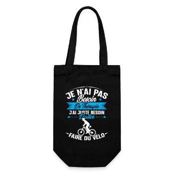 J'ai juste besoin d'aller faire du vélo - Sac à bouteille - noir - Devant