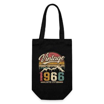 Vintage 1966 Limited Edition Cadeau D'anniversaire - Sac à bouteille - noir - Devant