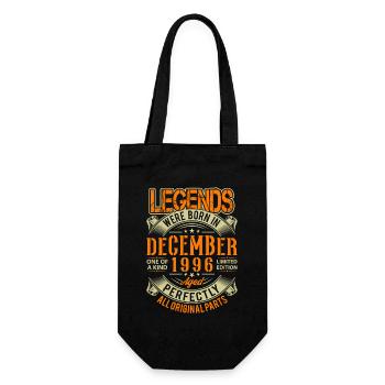 1996 Décembre Birthday Legend - Sac à bouteille - noir - Devant