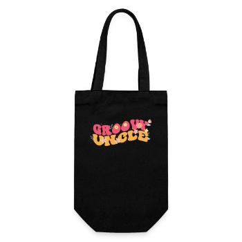Groovy Oncle Jardin Plante Fleurs Décoration Florale - Sac à bouteille - noir - Devant