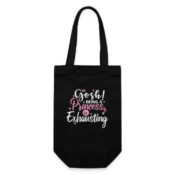 Gosh étant une princesse est une fille épuisante - Sac à bouteille - noir - Devant